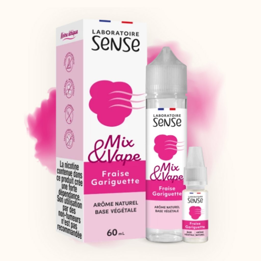 Fraise gariguette - MIX & VAPE - SENSE - 60ml Fraise gariguette - MIX & VAPE - SENSE - 60ml